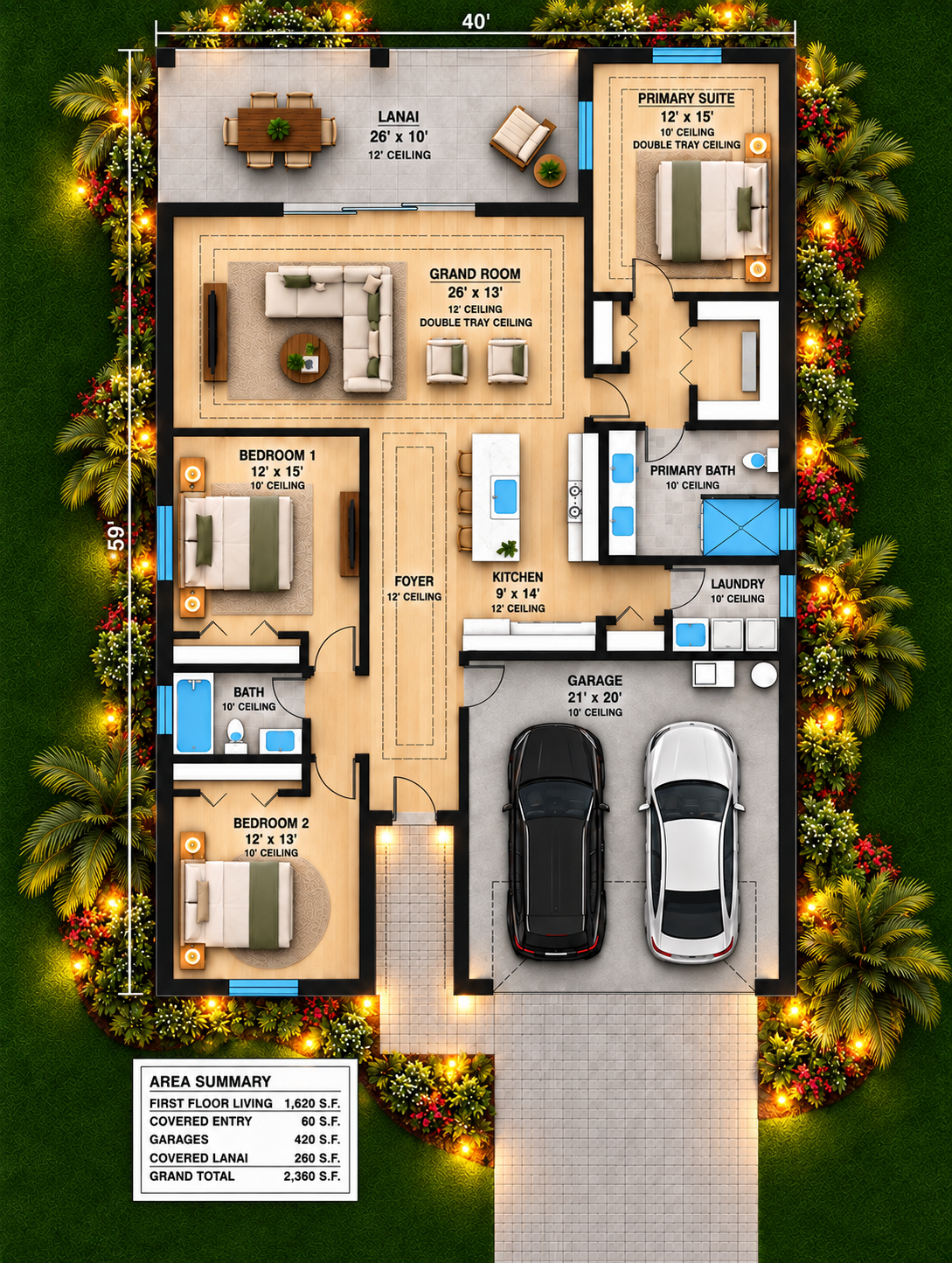 Carabelle Floor plan