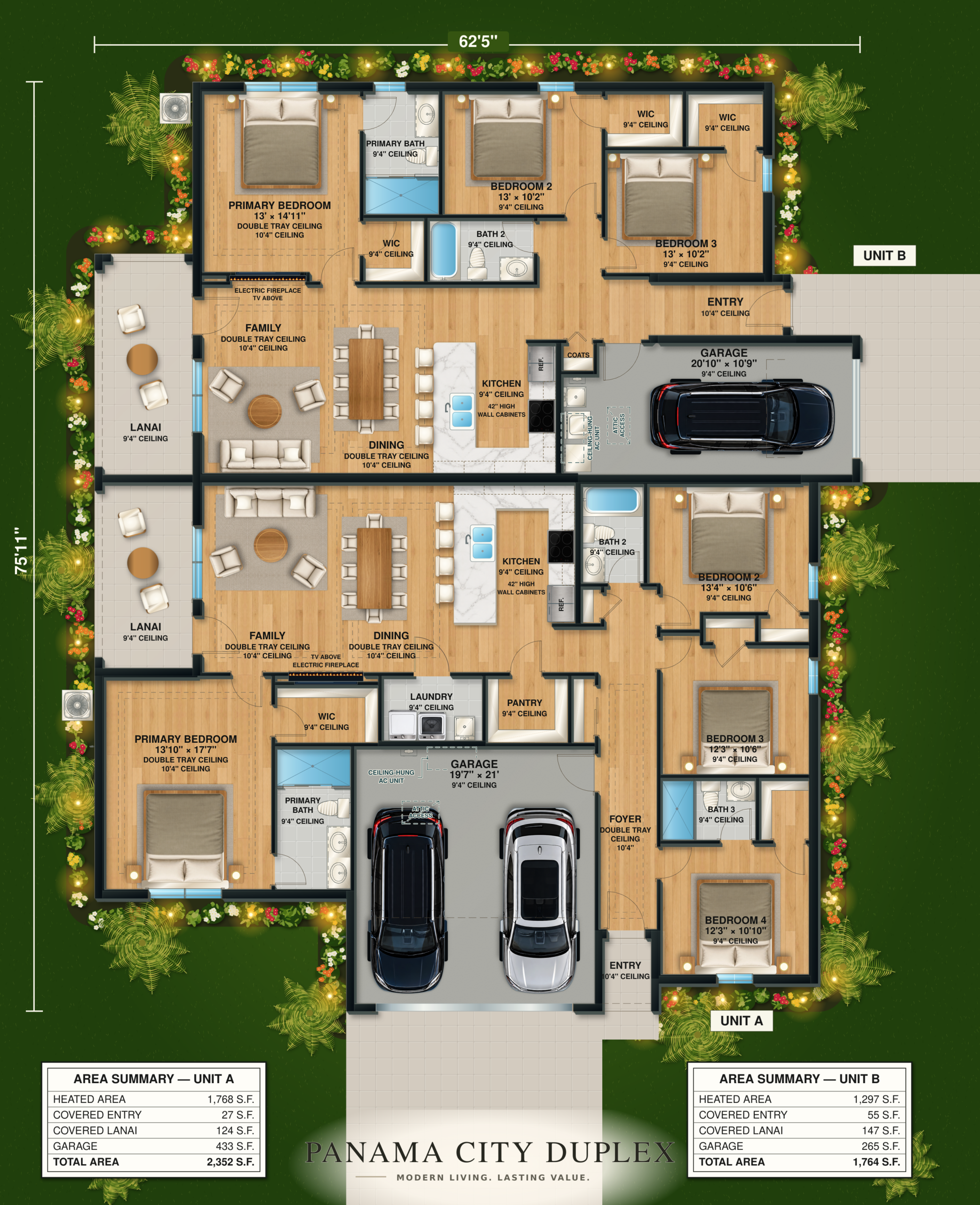 Panama City 2D floor plan