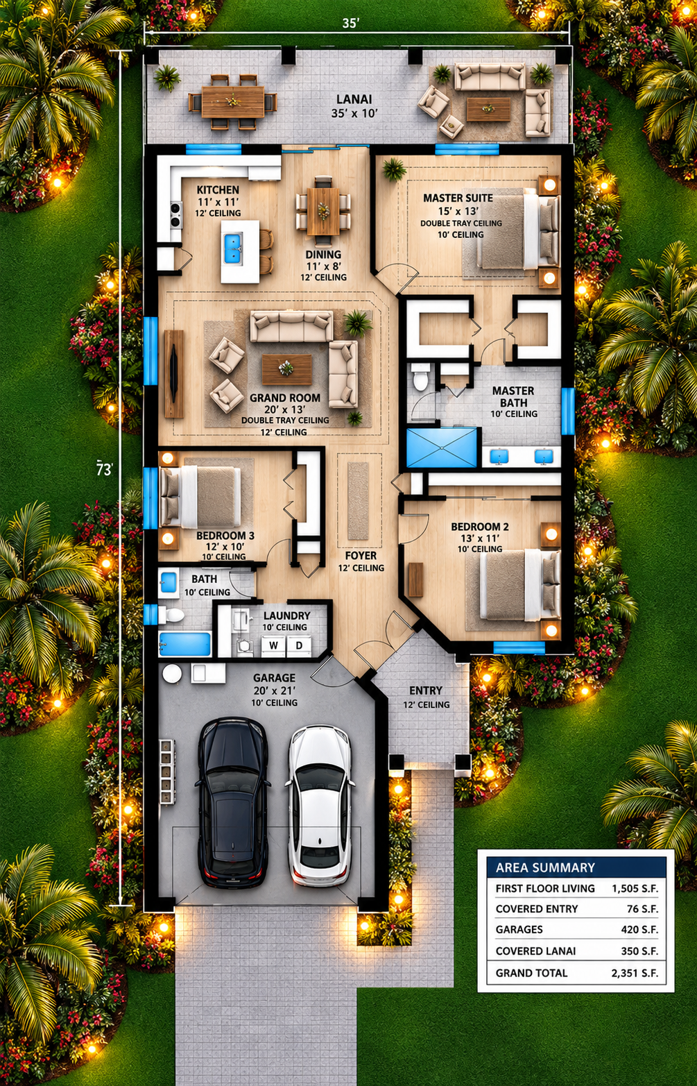 Pensacola Floor plan