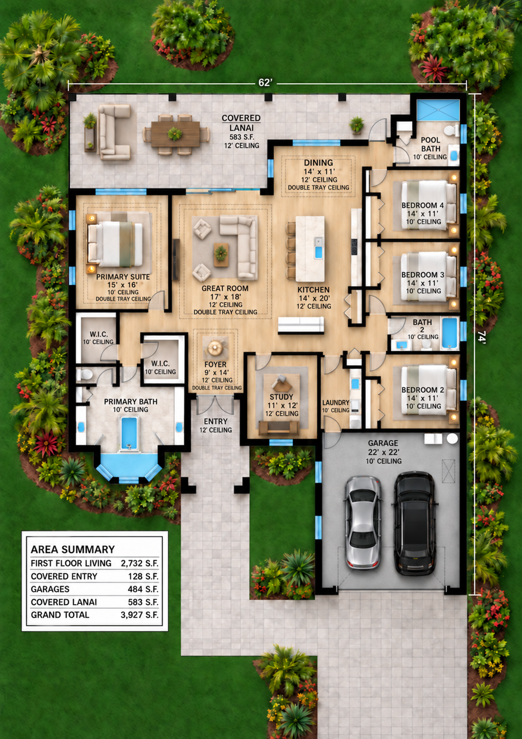 Tampa Floor plan