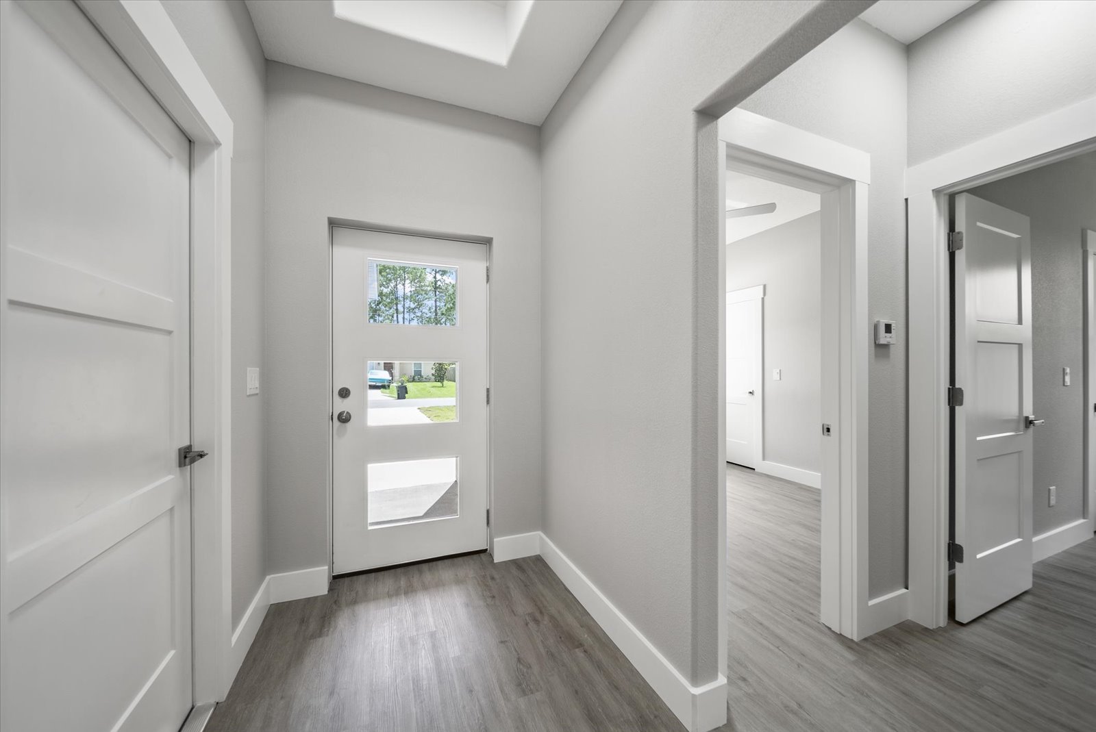 Entry hall and front door