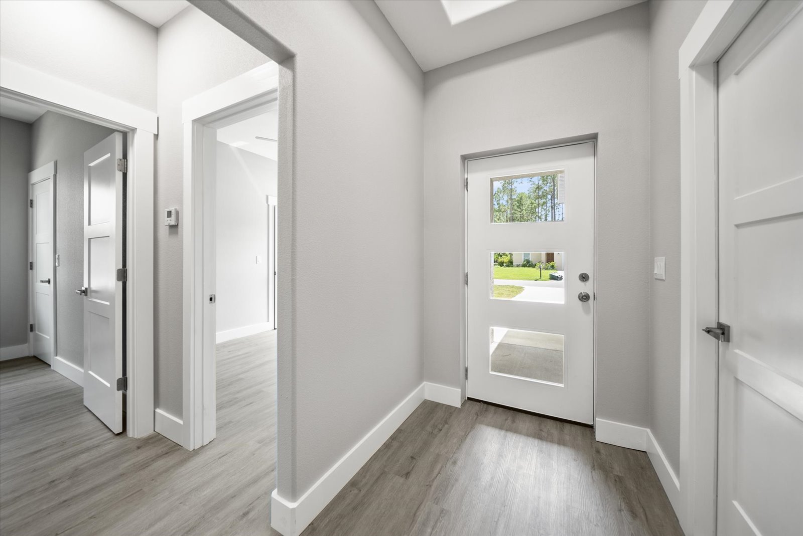 Front entry and hallway